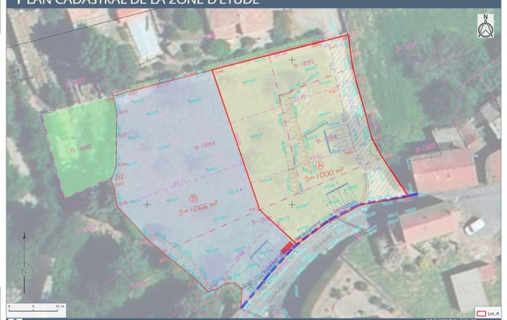 Terrain SAINT-ETIENNE-D'ALBAGNAN (34390)   97 000 € 