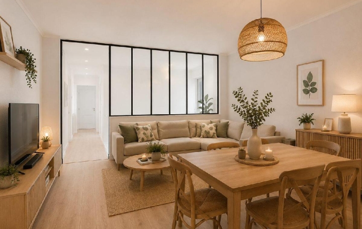 3 Pièces LE CANNET (06110)  58 m2 193 500 € 