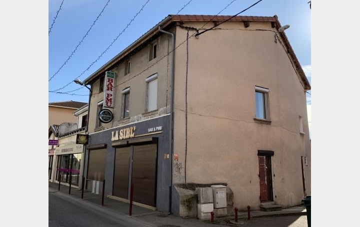 Réseau Immo-diffusion : Maison de ville  LE PEAGE-DE-ROUSSILLON  180 m2 138 000 € 