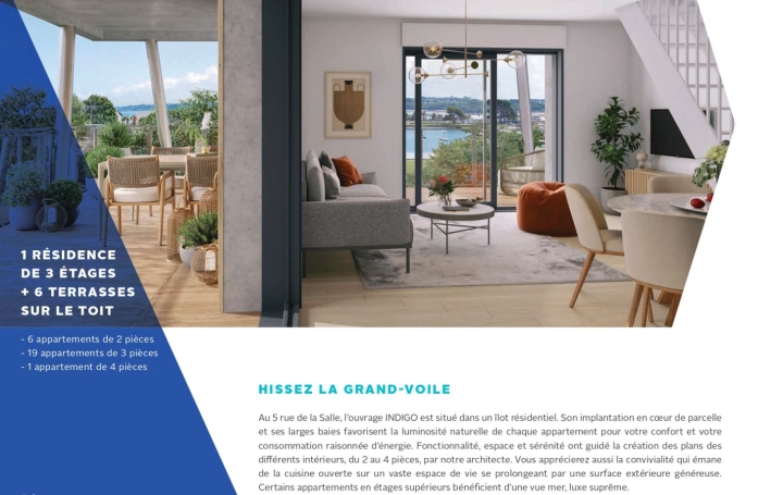 4 Pièces PERROS-GUIREC (22700)  71 m2 394 000 € 