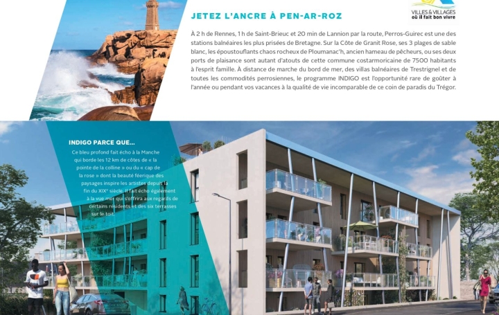 4 Pièces PERROS-GUIREC (22700)  71 m2 394 000 € 