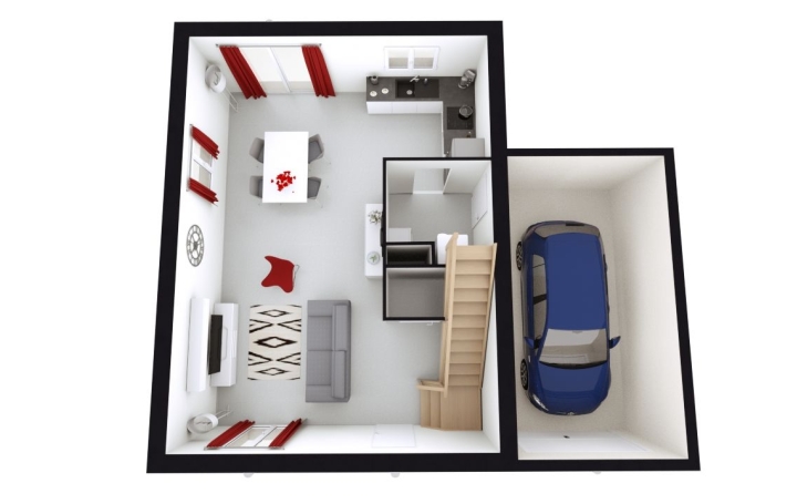 Maison LA BALME-LES-GROTTES (38390)  85 m2 199 900 € 