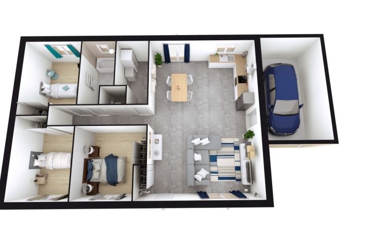Maison SEPTEME (38780)  90 m2 305 000 € 