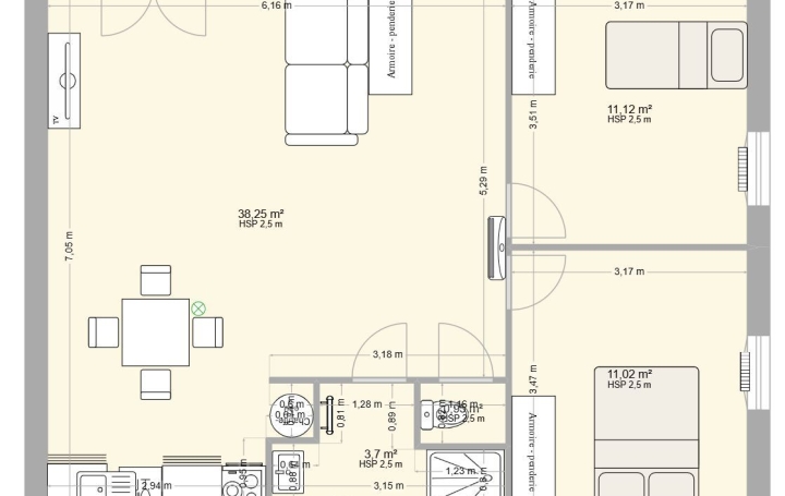 Maison FARGES (01550)  65 m2 329 900 € 