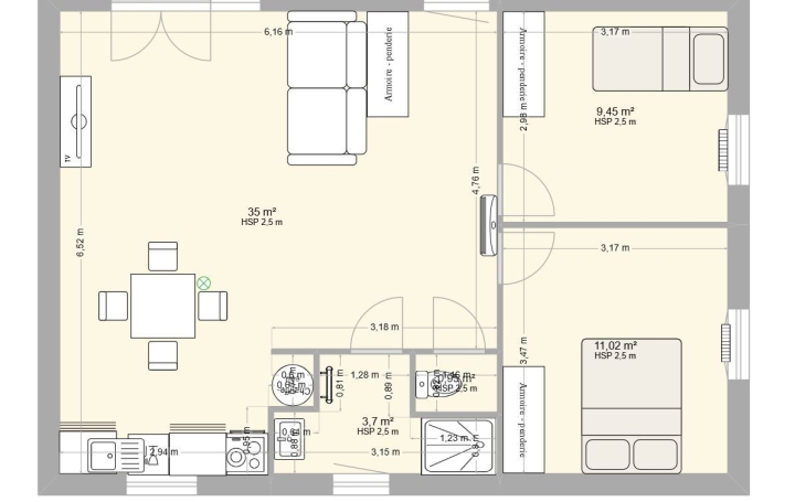 Maison PONT-DE-CHERUY (38230)  60 m2 216 000 € 