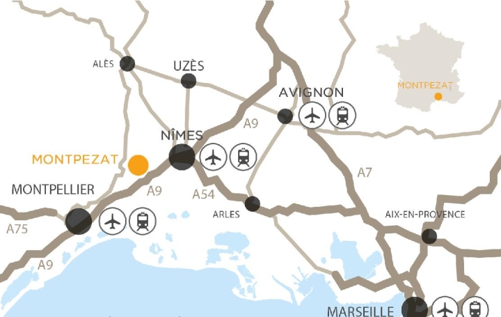 Terrain MONTPEZAT (30730)  386 m2 139 900 € 