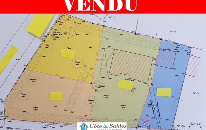 Réseau Immo-diffusion : Terrain  GROSBREUIL  440 m2 49 900 € 