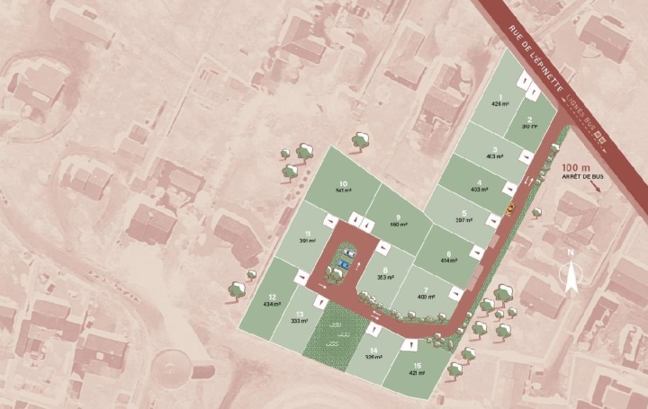 Terrain SAINTE-FOY (85150) 414 m<sup>2</sup> 99 000 € 