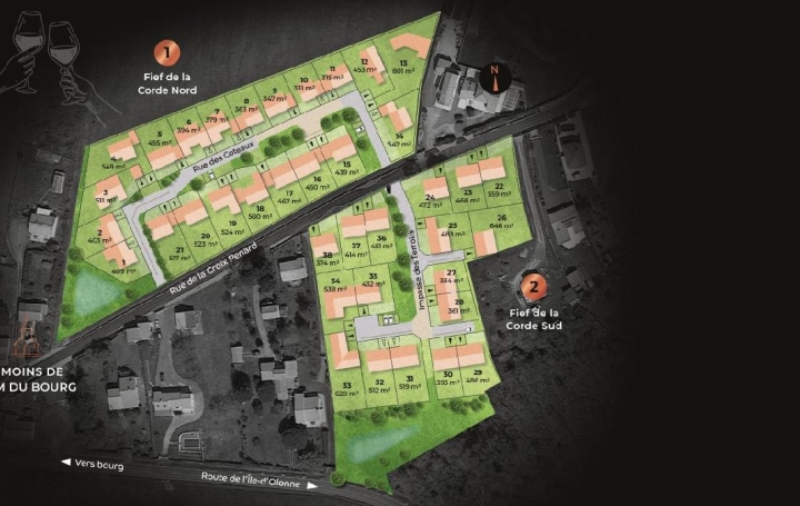 Terrain BREM-SUR-MER (85470) 451 m<sup>2</sup> 95 000 € 