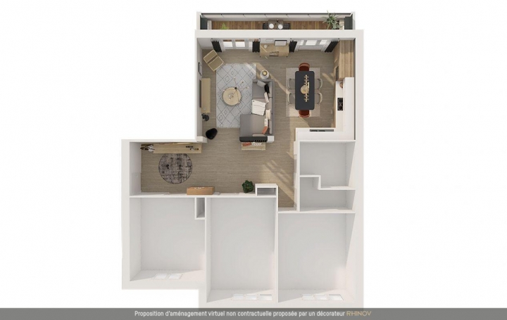 Réseau Immo-diffusion : Appartement P3  LYON 3ème 91 m2 365 000 € 
