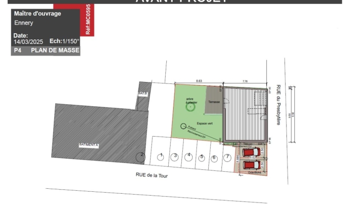 Terrain ENNERY (57365)  185 m2 79 000 € 