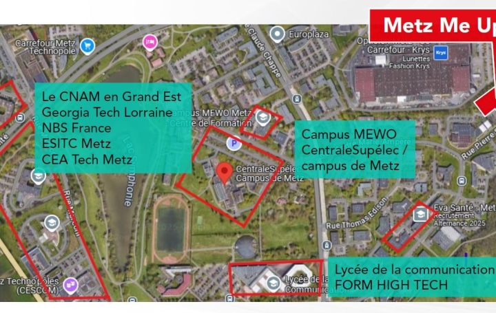 Studio METZ (57070)  18 m2 88 883 € 