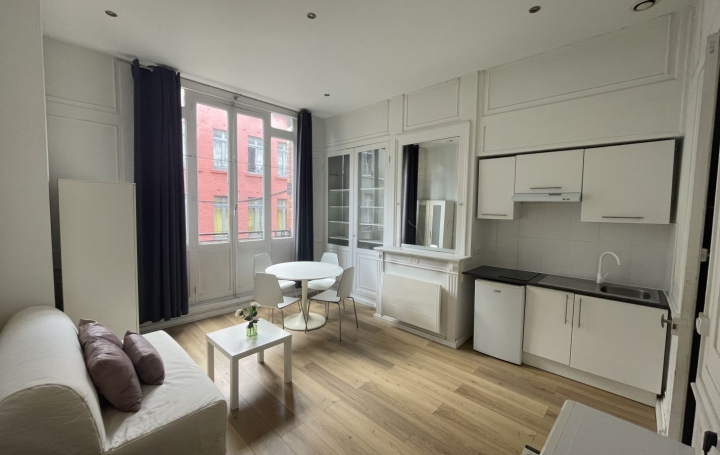 Appartement ROUBAIX (59100) 24 m<sup>2</sup> 590 € 