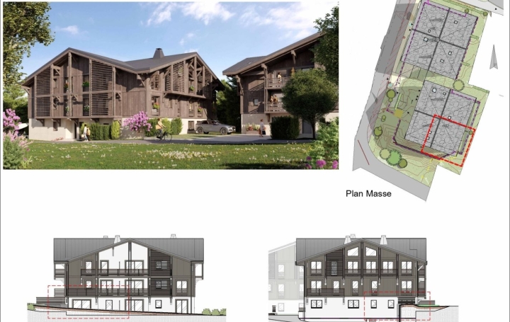 2 Pièces MORILLON (74440)  44 m2 275 000 € 