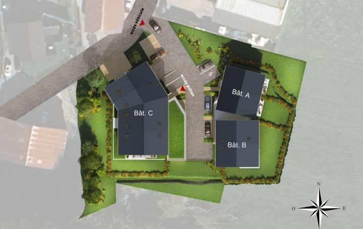 4 Pièces LA RIVIERE-ENVERSE (74440)  87 m2 418 000 € 