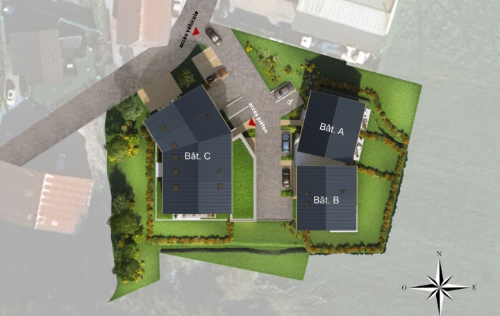 3 Pièces LA RIVIERE-ENVERSE (74440)  73 m2 339 800 € 