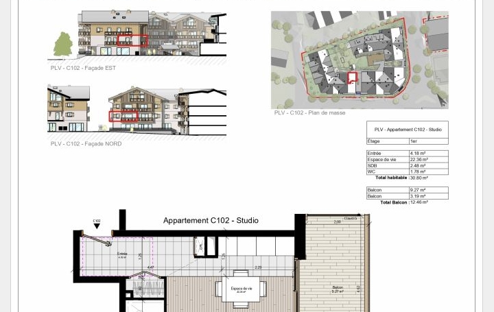Programme SAMOENS (74340)  35 m2 217 000 € 
