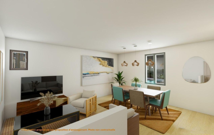 Réseau Immo-diffusion : Appartement P2  PONT-DE-VAUX  48 m2 89 500 € 