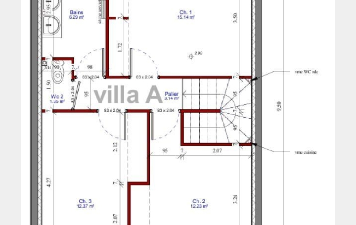 Maison MARSEILLAN (34340)  91 m2 372 000 € 