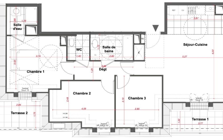 Réseau Immo-diffusion : Appartement P4  MAISONS-ALFORT  77 m2 649 000 € 