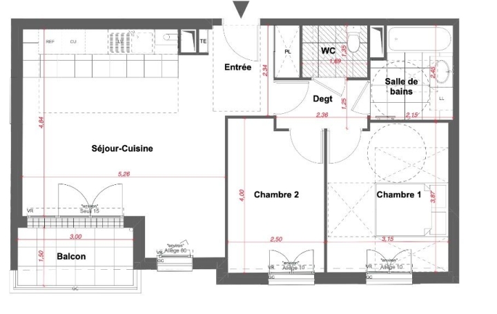 Réseau Immo-diffusion : Appartement P3  MAISONS-ALFORT  62 m2 542 000 € 