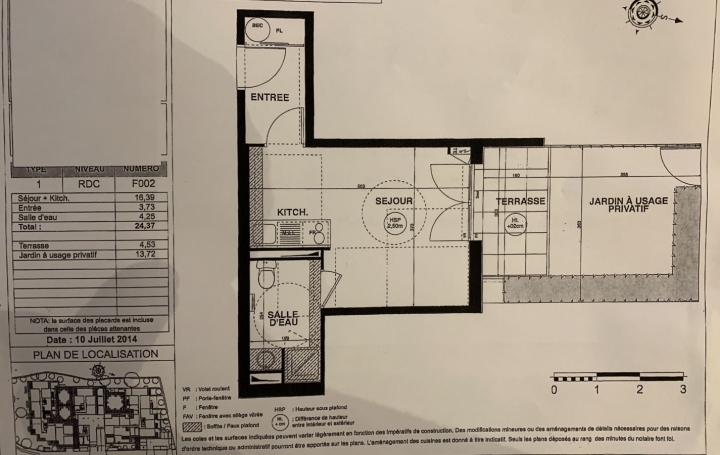 Appartement SAINT-SEBASTIEN-SUR-LOIRE (44230) 25 m<sup>2</sup> 165 000 € 