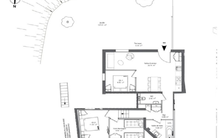 3 Pièces VAUJANY (38114)  80 m2 564 000 € 