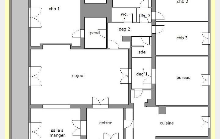 6 Pièces VILLE-D'AVRAY (92410)  188 m2 5 060 € 