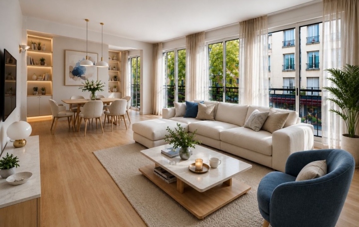 Appartement BOULOGNE-BILLANCOURT (92100) 117 m<sup>2</sup> 849 000 € 