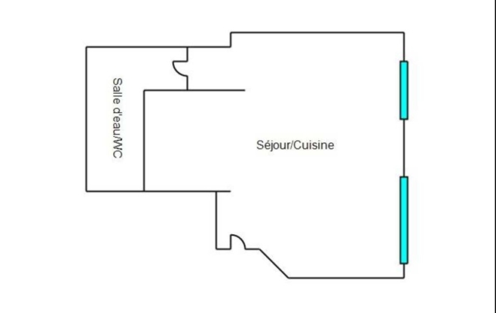 Studio PERPIGNAN (66000)  26 m2 55 000 € 