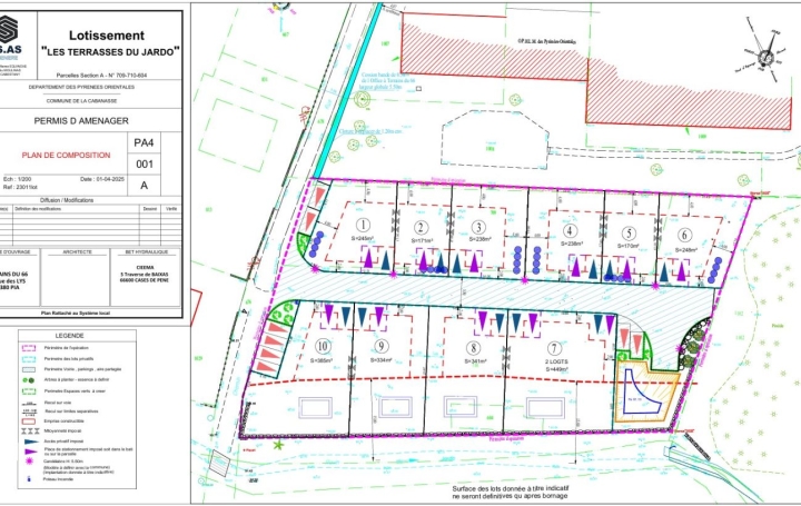 Terrain LA CABANASSE (66210)   55 000 € 