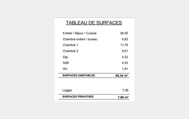 3 Pièces MONTREUIL (93100)  65 m2 345 000 € 