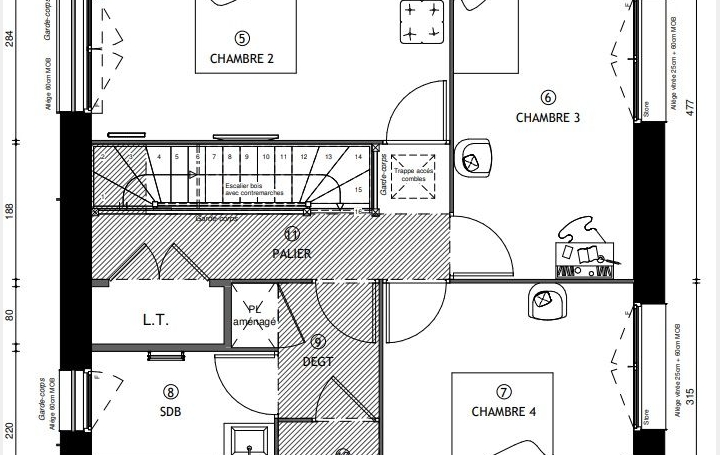 Maison COUPVRAY (77700)  110 m2 503 000 € 