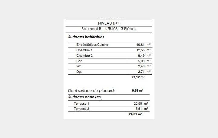 3 Pièces MAUREPAS (78310)  73 m2 300 000 € 