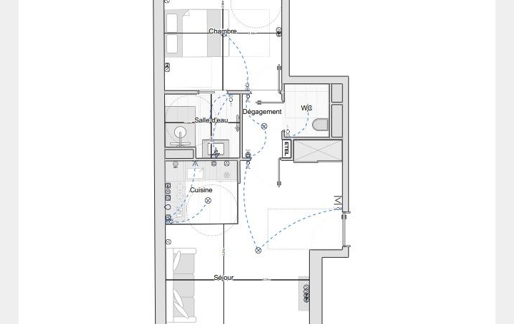 2 Pièces LE PERREUX-SUR-MARNE (94170)  43 m2 375 000 € 