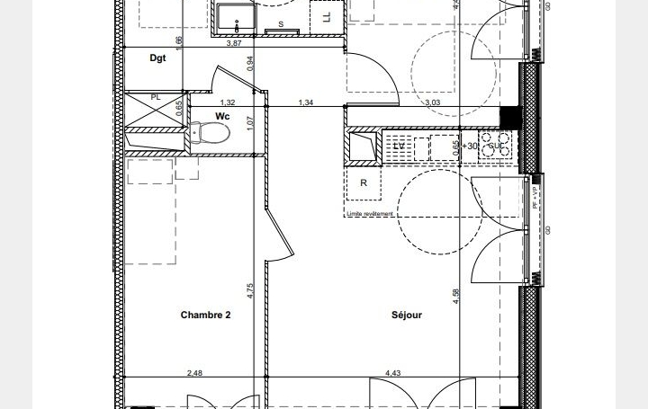 3 Pièces SAINT-OUEN (93400)  64 m2 397 000 € 