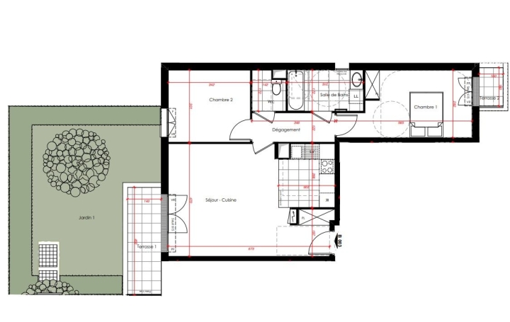 3 Pièces LE PERREUX-SUR-MARNE (94170)  67 m2 491 000 € 