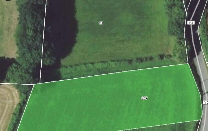 Terrain CHATEAUNEUF-LA-FORET (87130)  2 622 m2 13 500 € 