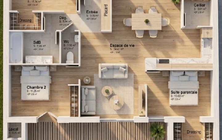Maison LA TESTE-DE-BUCH (33260)  85 m2 430 000 € 