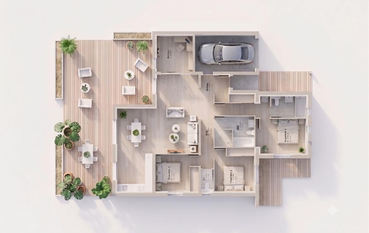 Maison SAINT-MORILLON (33650)  126 m2 229 900 € 
