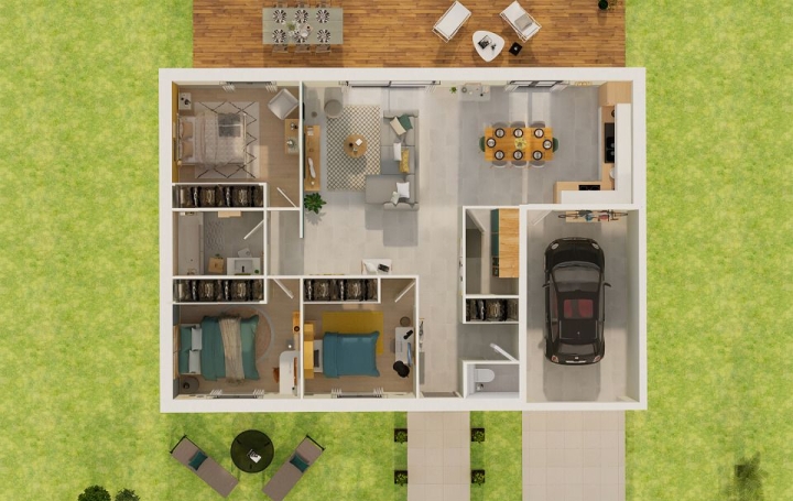 Villa SAINT-MATHIEU-DE-TREVIERS (34270)  85 m2 379 600 € 